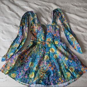 Show Me Your MUMU Wildflower Mini Dress